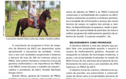 Genética Aditiva é destaque em reportagem na Revista ABCZ