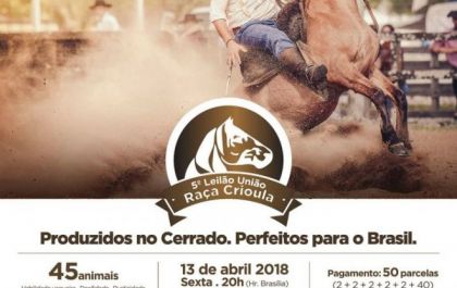 Genética Aditiva e parceiros promovem leilão de cavalos crioulos na Expogrande 2018